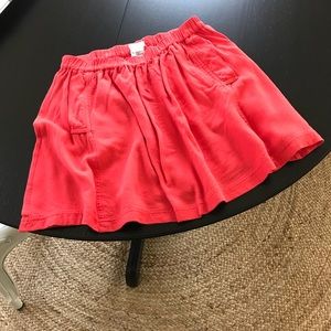 Cooperative Coral Skirt with Pockets
